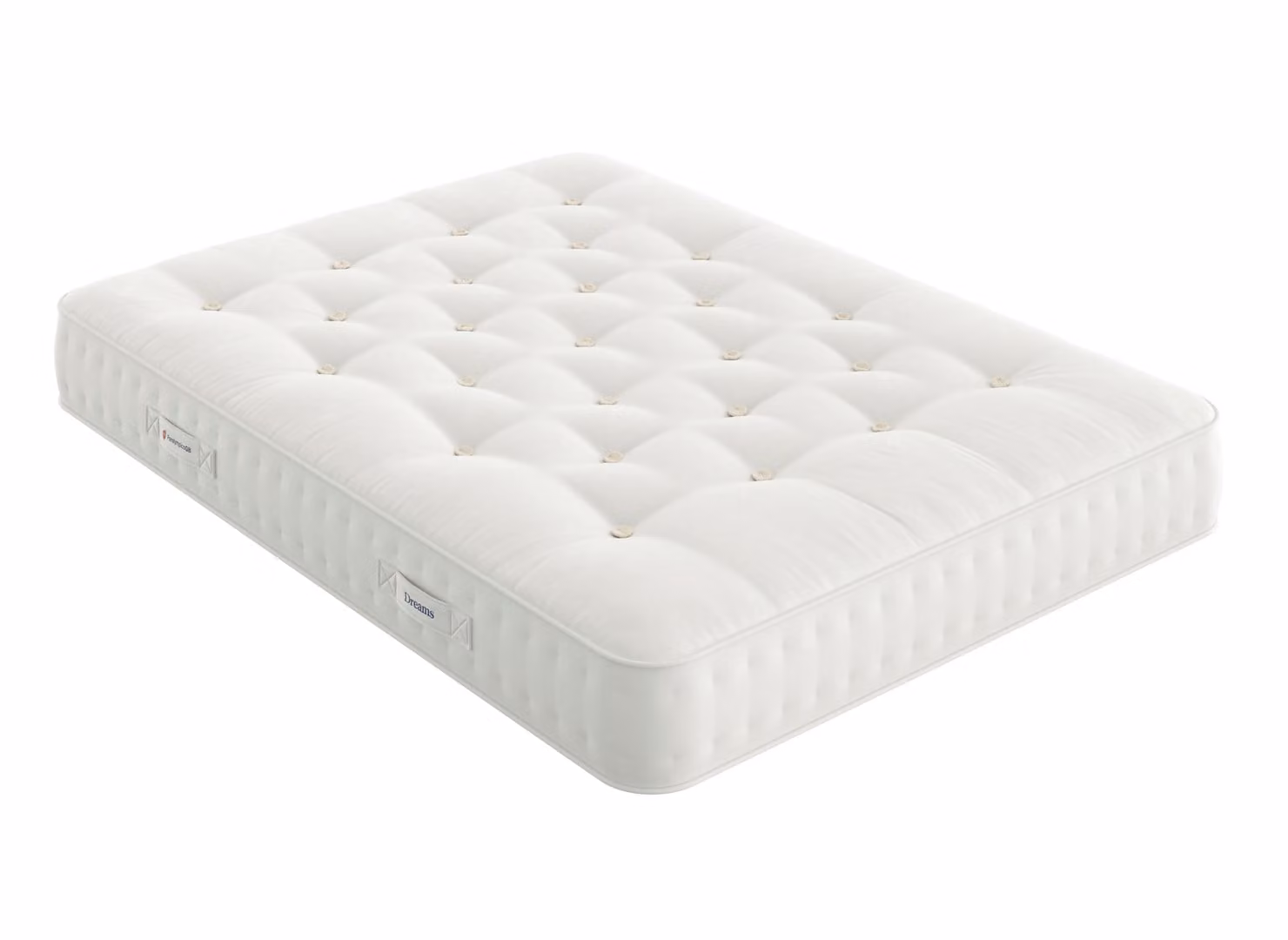 Dream Team Frome White Pocket Sprung Mattress with Wool and Temperature Regulation