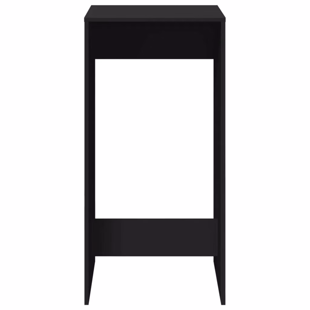Berkfield Home Modern Black Bar Table in MDF, W/D/H: 51 x 50 x 103.5 cm – 4