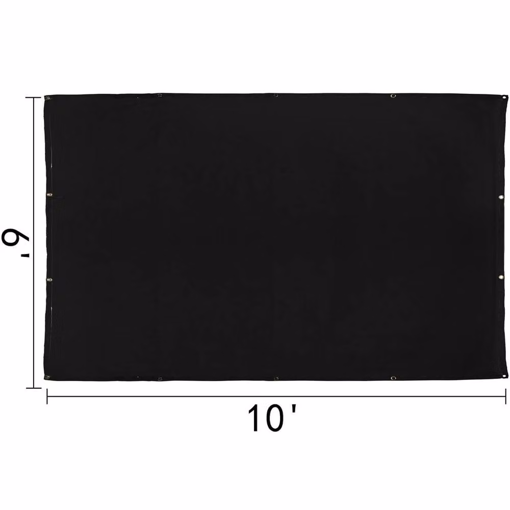SPETLEK Black Fiberglass Welding Blanket, W: 182.88 cm, H: 304.8 cm – 2