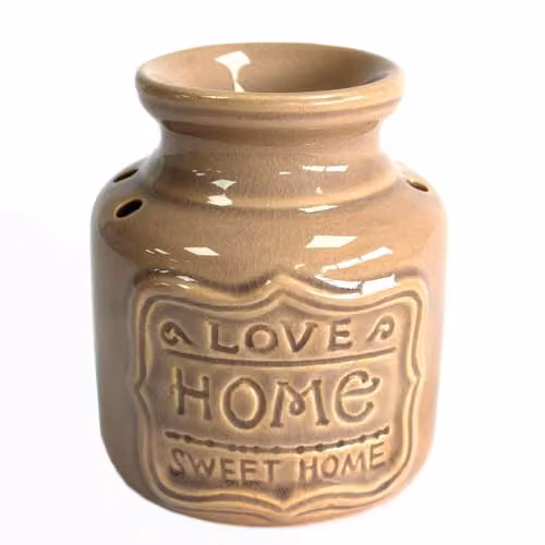 Ancient Wisdom Large Home Oil Burner in Grey