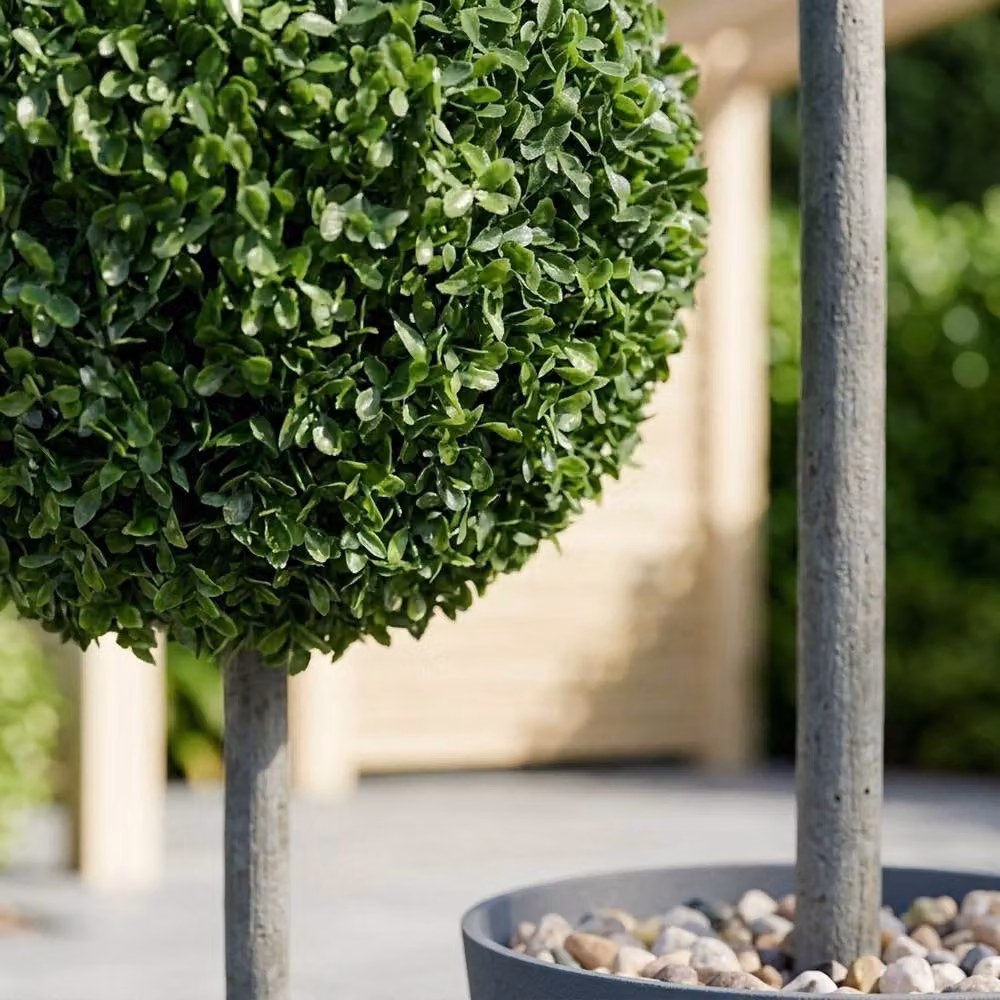 Garden Greatness Uno Artificial Potted Topiary Tree in Green and Multicolour – 2