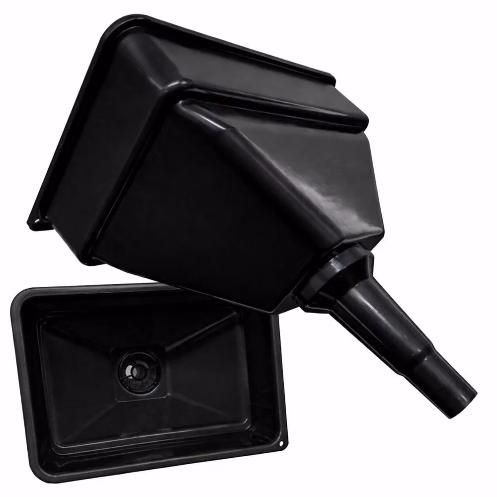 Havendro Large Rectangular Tractor Funnel with Filter, Black – 3