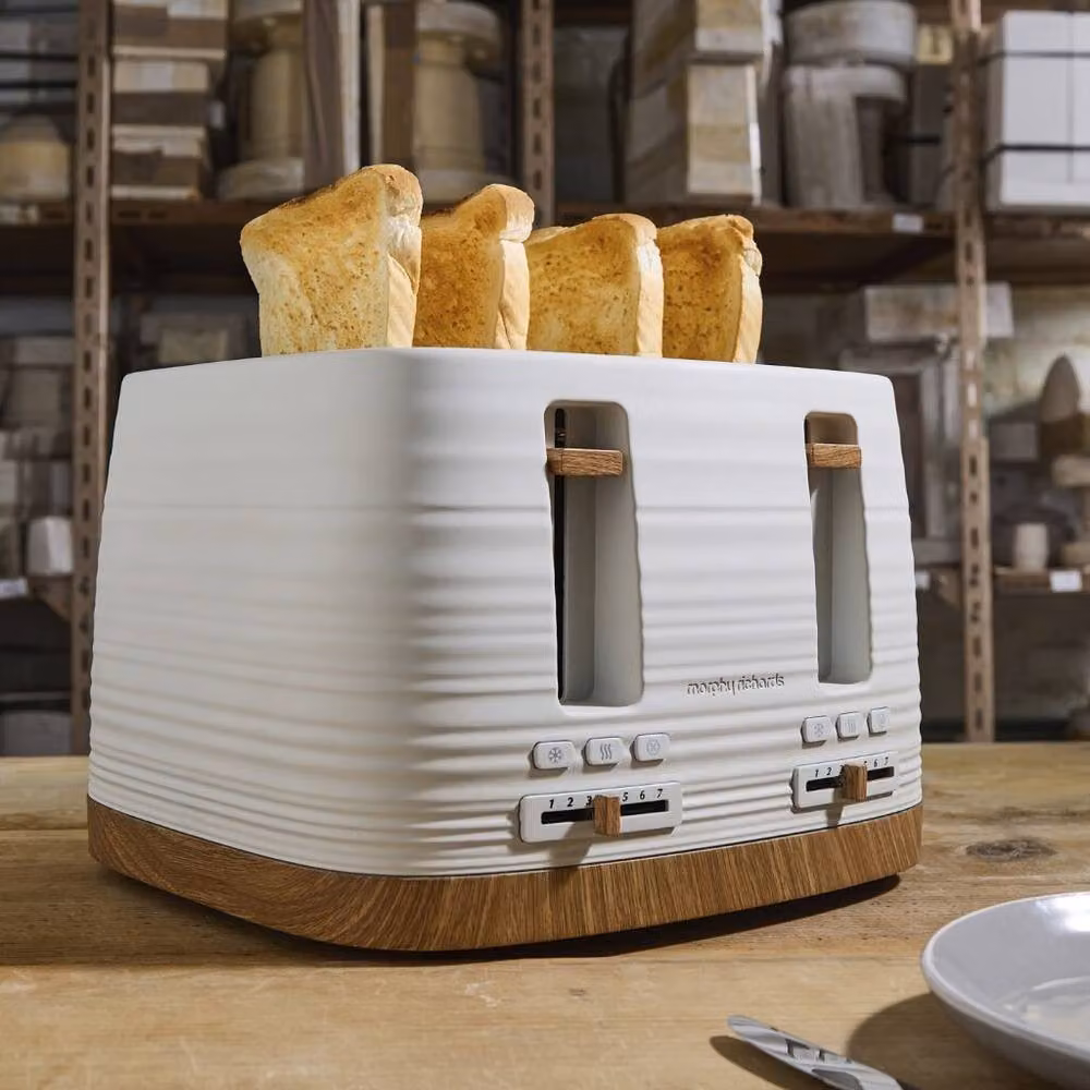Morphy Richards Clay 4 Slice Toaster in White – 3