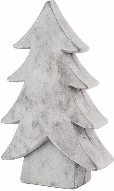 Lemon Pavilion Athena Stone Large Christmas Tree in White Ceramic, W19 x D7 x H32 cm