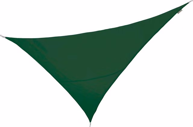 Kookaburra Green Right Angle Triangle Water Resistant Sun Shade Sail with UPF 34 Protection, W: 6 m, D: 4.2 m
