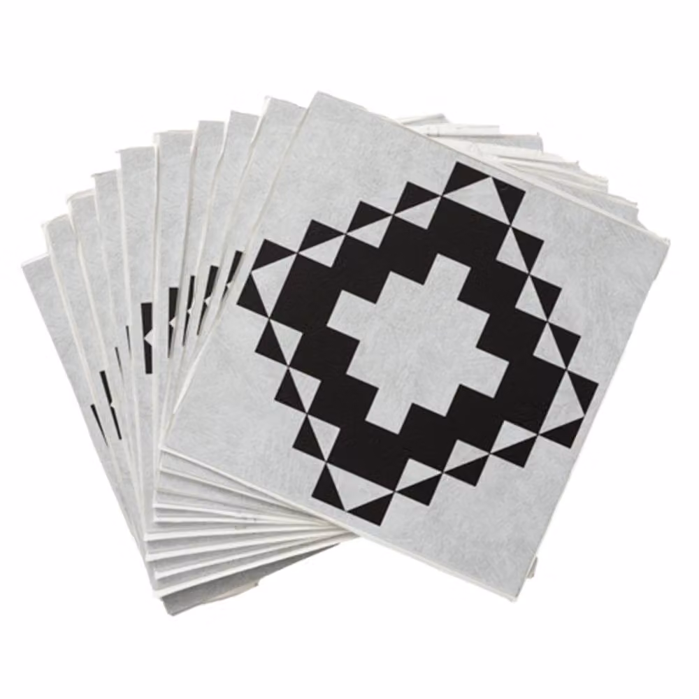 D-C-Fix Victorian Self Adhesive Vinyl Floor Tiles, White, Pack of 11 (1sqm), W/D/H: 30.48 x 30.48 x 30.48 cm – 2