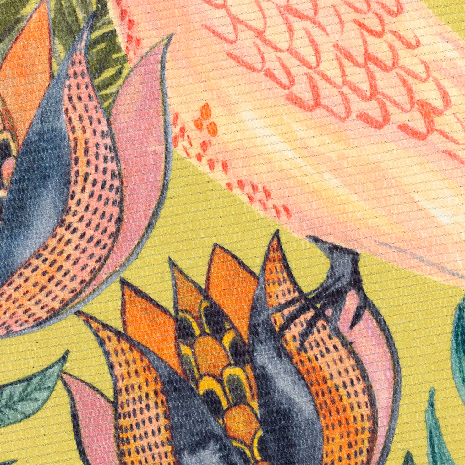 Wylder Tropics Cockatoo Washable Indoor/Outdoor Rug in Orange, W/D: 120 x 170 cm – 3