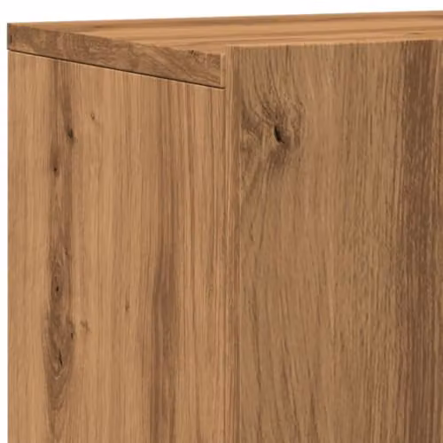 vidaXL Wall-mounted Modern TV Cabinet in Brown Oak, W/D/H: 80 x 30 x 41 cm – 6