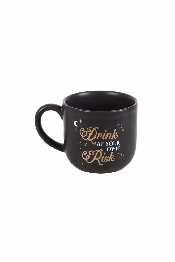 KDMD Drink At Your Own Risk Ceramic Mug in Black – 2