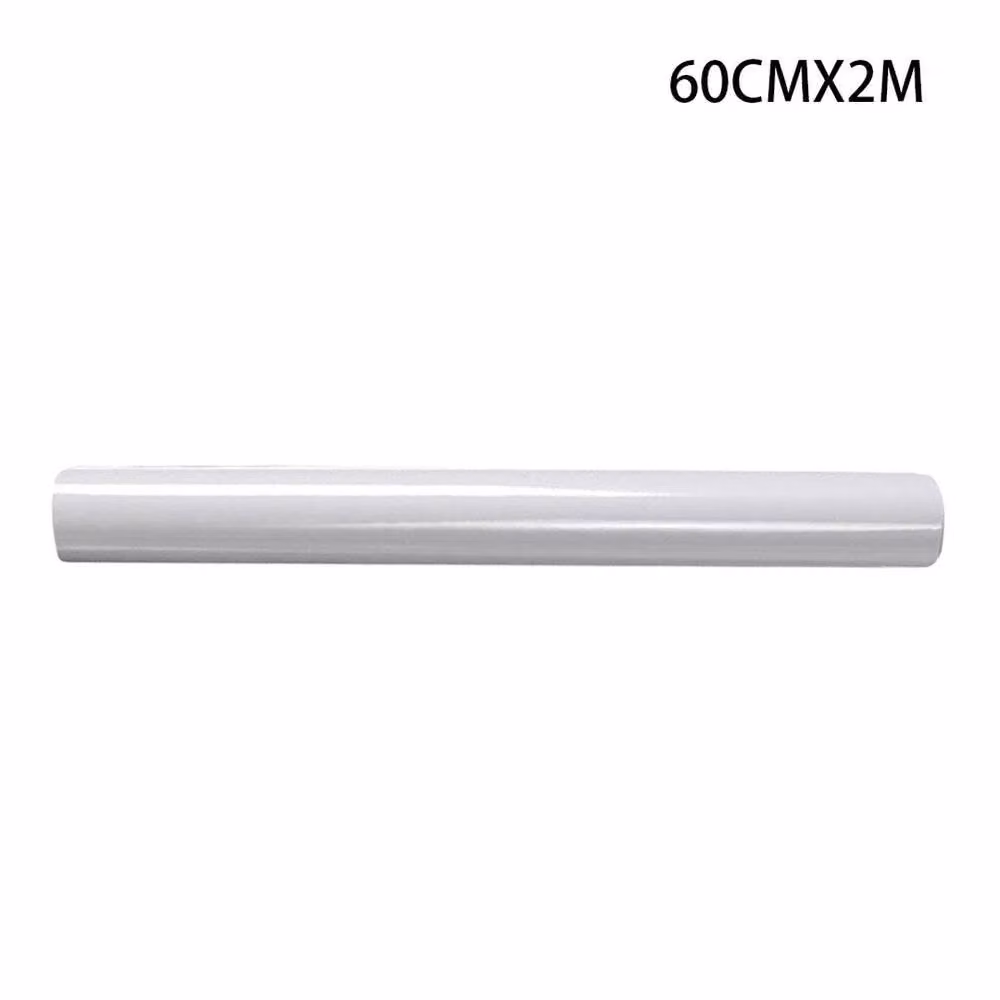 PAWNORA White Vinyl Roll for Kitchen Cupboard Covering, 2m x 60cm – 2