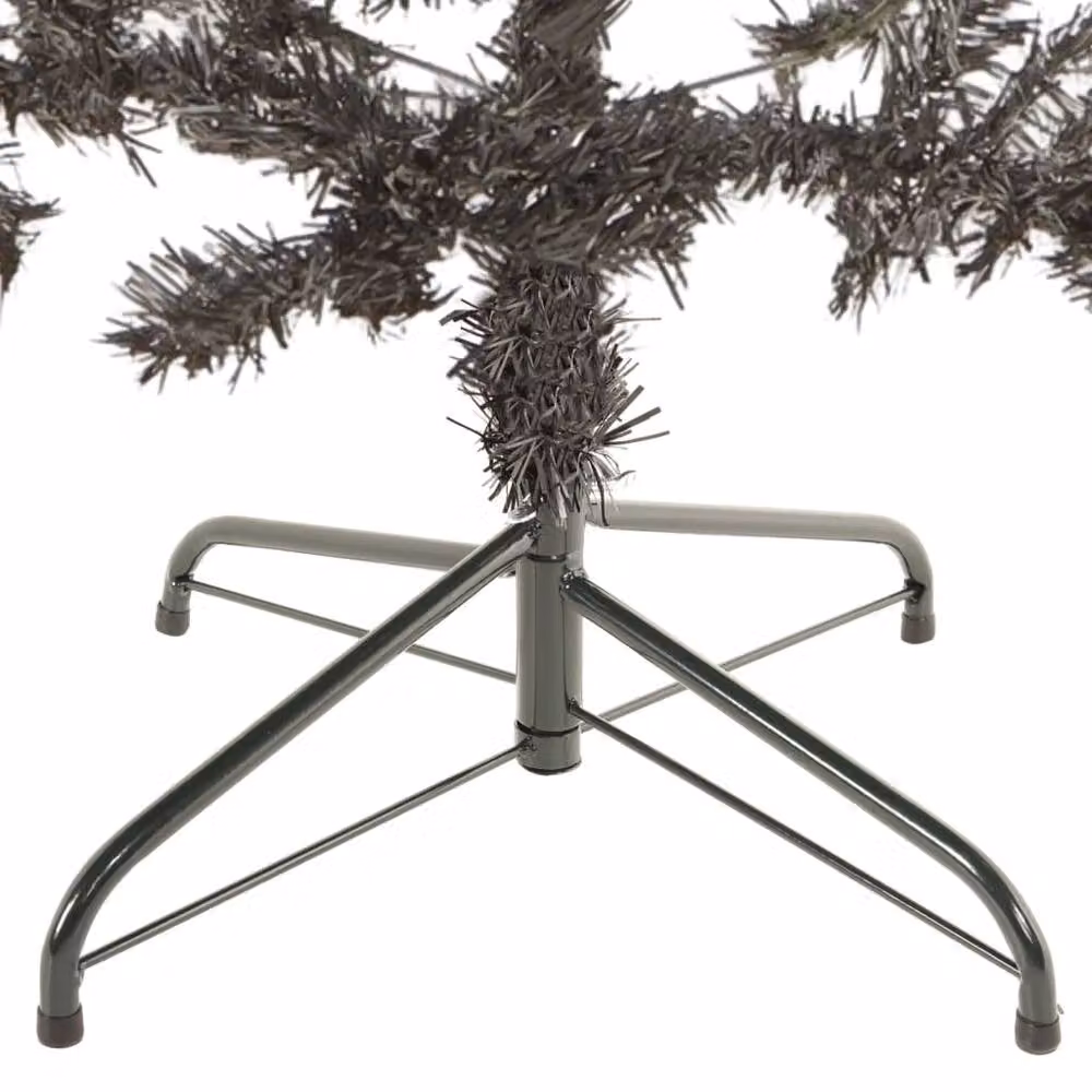 Berkfield Home Slim Black Christmas Tree, Height: 240 cm – 3