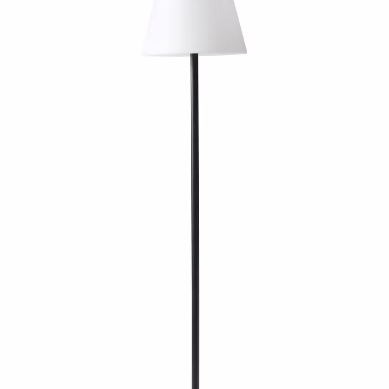Wyld and Coco White Solar LED Outdoor Floor Lamp with Remote Control, IP54 Waterproof, RGB Accent Lighting