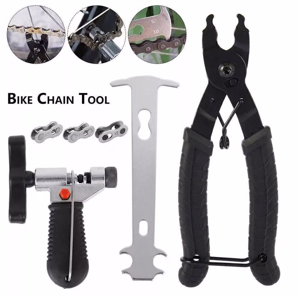 SPETLEK Bike Chain Splitter and Link Plier Repair Tool Kit, Black – 3