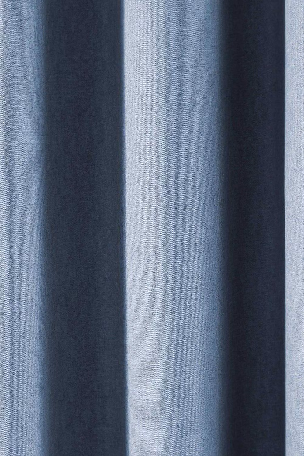 Fusion Sorbonne 100% Cotton Light Filtering Plain Dyed Eyelet Curtains in Light Blue, Width: 229 cm, Drop: 183 cm – 3