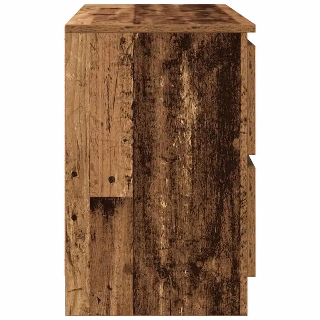 Berkfield Home Rustic TV Cabinet in Brown, W/D/H: 80 x 35 x 54 cm – 4