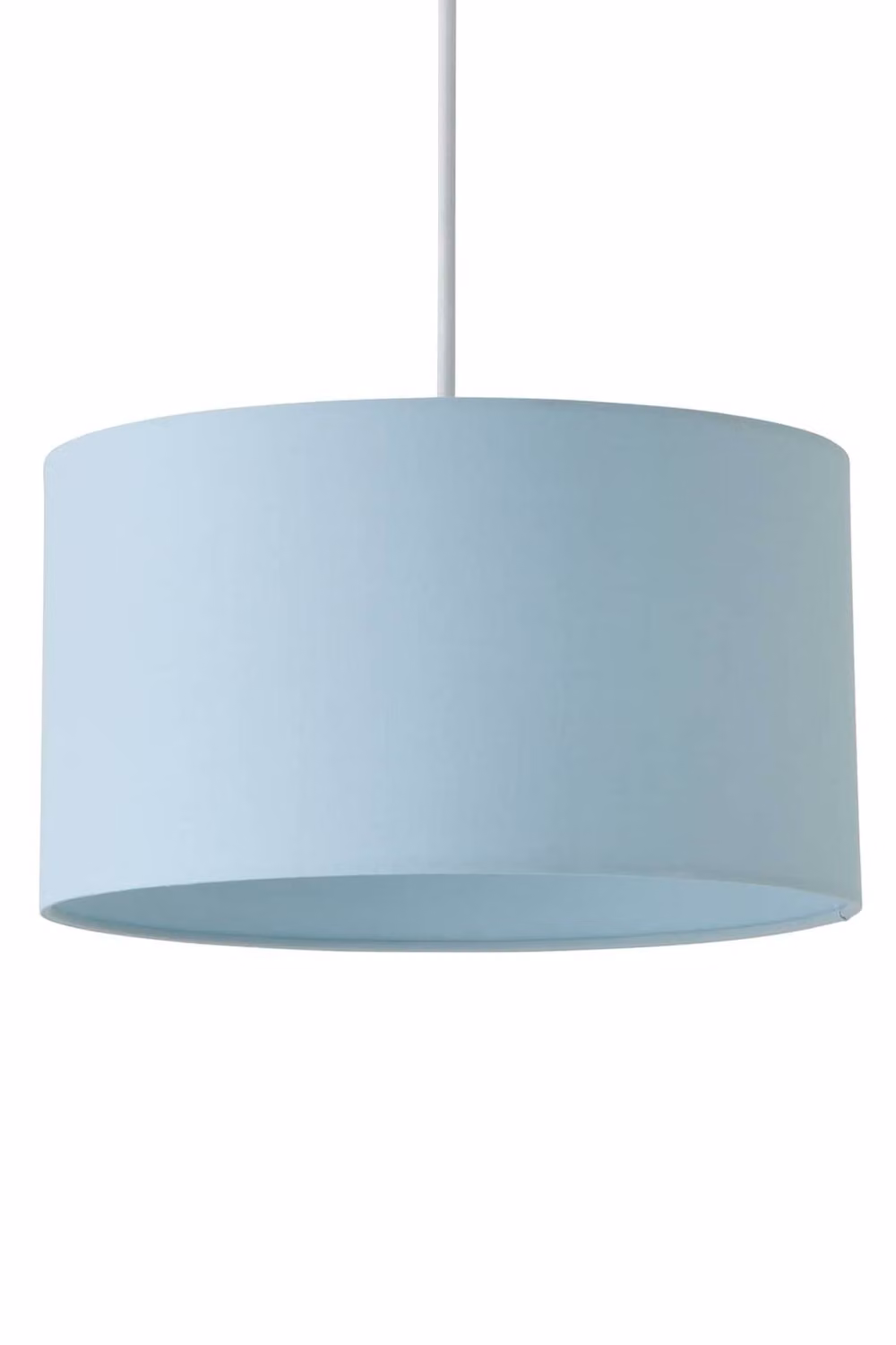 ValueLights Reni Blue Fabric Drum Ceiling Lamp Shade, Diameter: 35 cm – 2