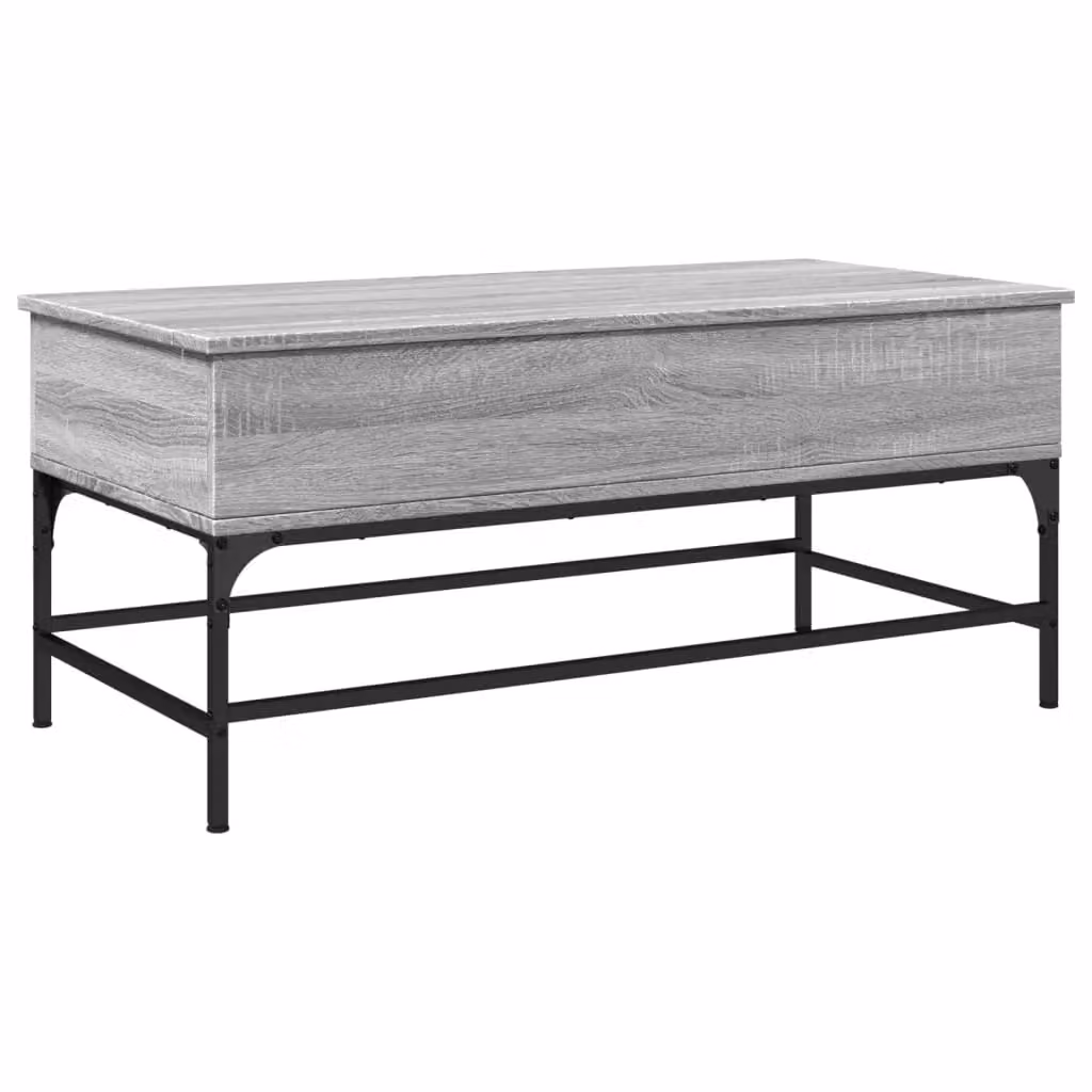 Berkfield Home Grey Sonoma Coffee Table with Lift Mechanism, W/D/H: 100 x 50 x 45 cm – 2