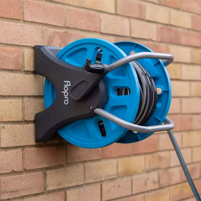 Flopro Easy Reel 2 in 1 Complete Hose Reel, 20m, Brown