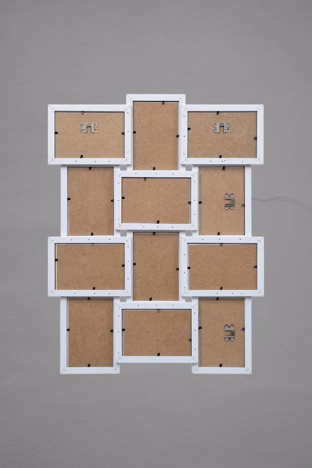 Arpan Multi Aperture Wooden Photo Frame Collage, White, Wall-Mounted, Holds 12 x 10x15 cm Photos – 3