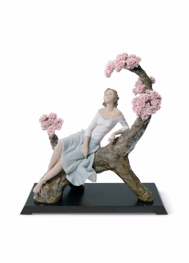 Lladró Sweet Scent of Blossoms Woman Limited Edition Multicolour Porcelain Figurine