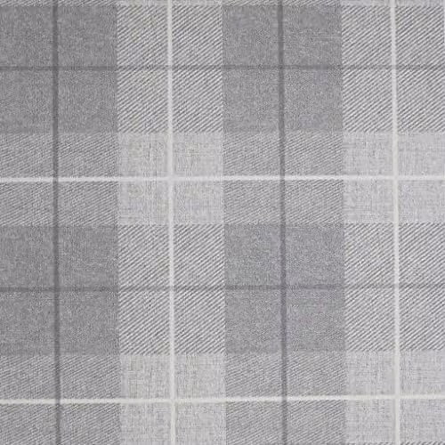 Arthouse Country Tartan Grey Checked Vinyl Wallpaper, Width: 53 cm, Length: 10.05 m