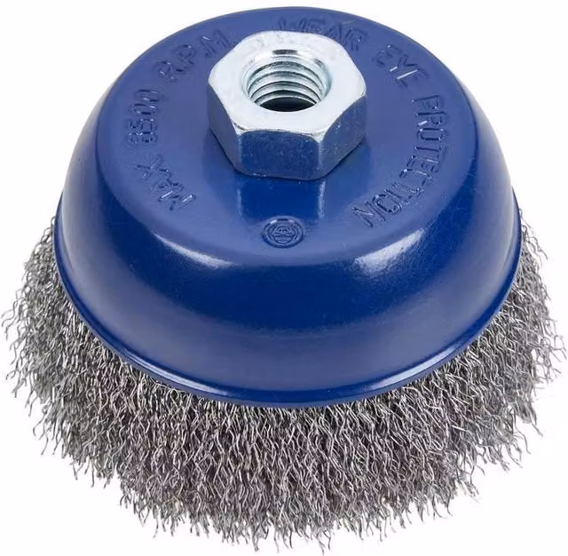 Bluespot Tools Steel Wire Cup Brush for Angle Grinders, Multicolour – 1