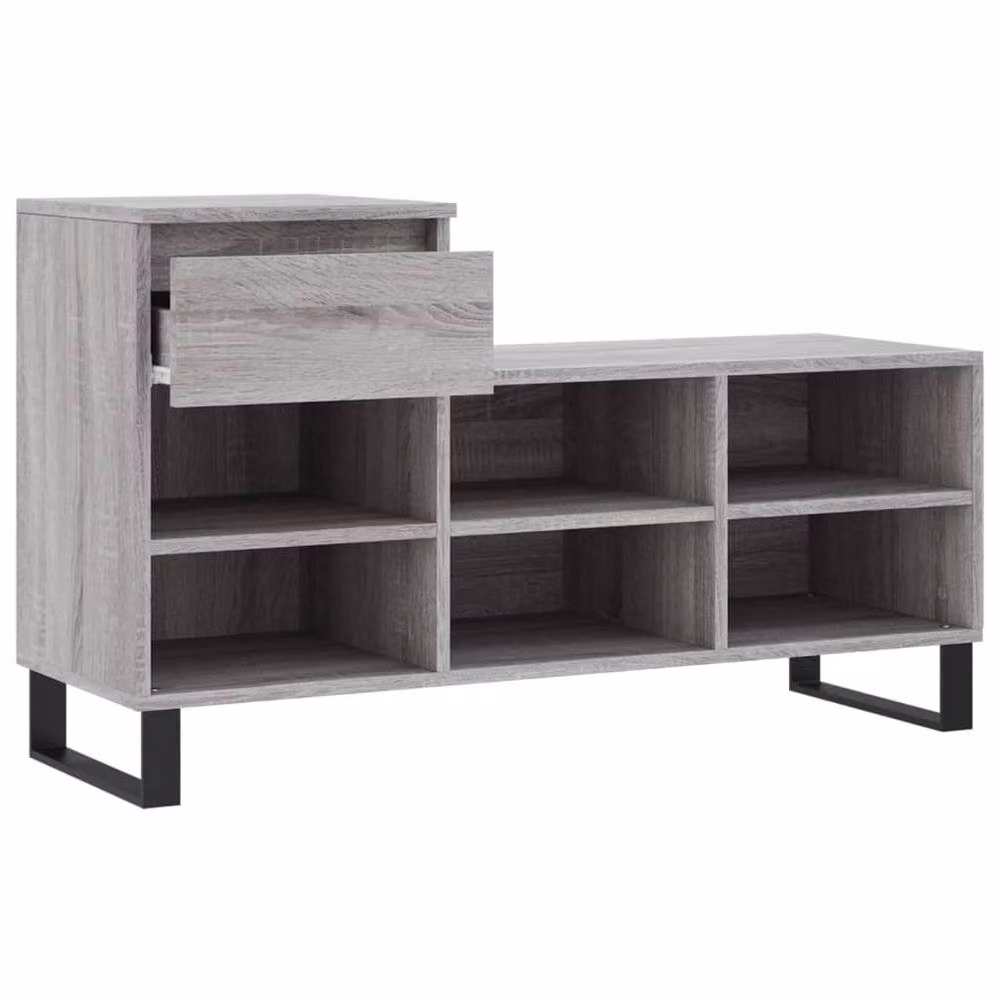 Berkfield Home Grey Sonoma Shoe Cabinet W/D/H: 102 x 36 x 60 cm – 3