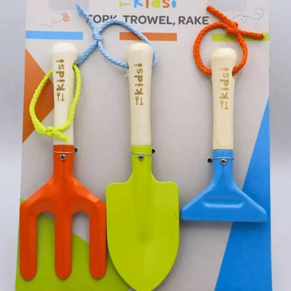 Marco Paul 3-Piece Multicolour Kids Garden Tool Set – 3
