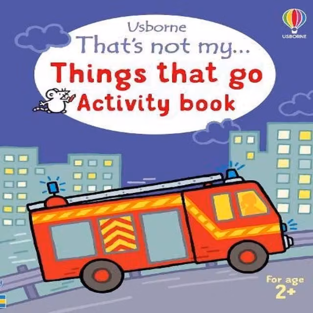Usborne Publishing Ltd That's Not My... Things That Go Activity Book by Matthew Oldham, Multicolour Paperback