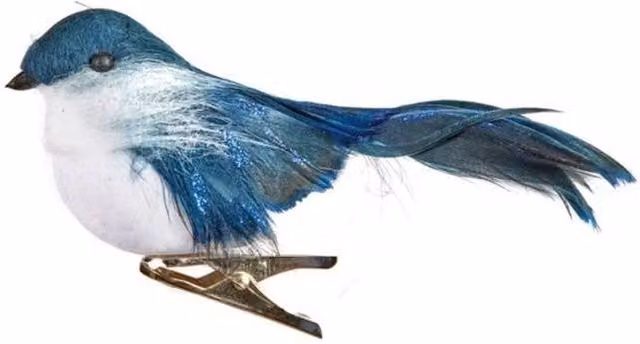 Premier Blue Robin Christmas Bird Figure