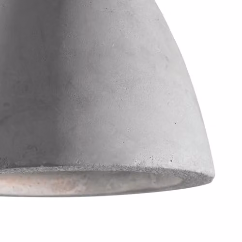 Netlighting Oil Industrial Concrete Pendant Light, Grey, E27, W/D/H: 15 x 15 x 40 cm – 3