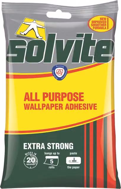 Solvite All Purpose Wallpaper Adhesive for Paper and Heavy Vinyl