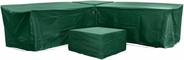Cozy Bay Malta 6 Seat Corner Sofa Furniture Set Cover in Green