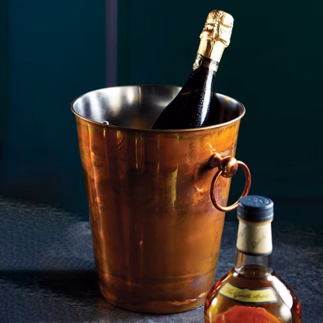BarCraft Gold Stainless Steel Champagne Bucket