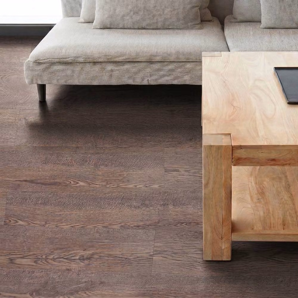 Novecrafto Self Adhesive Wood Look Vinyl Floor Planks, Pack of 10, Brown, W: 91.4 cm, D: 15.2 cm – 8