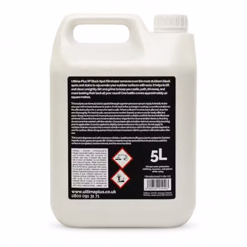 Ultima-Plus XP Black Spot Eliminator for Patio, Stone and Block Paving in Black and White, 2.0 l – 5