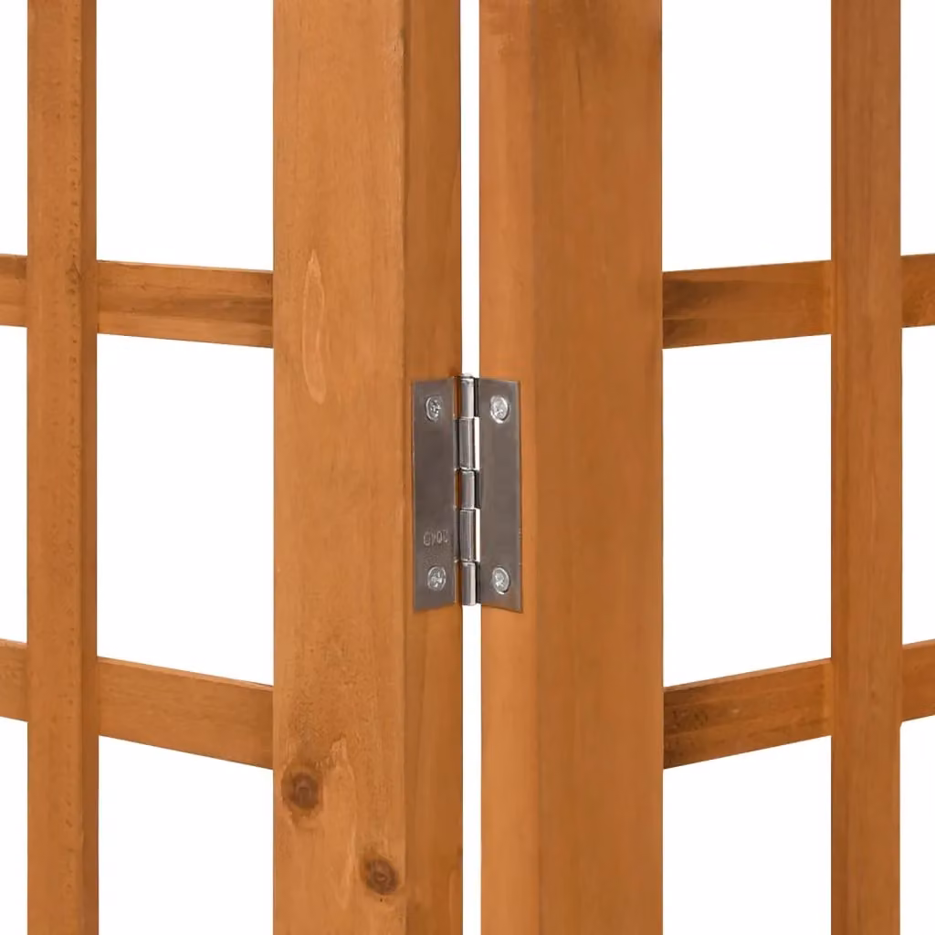 Berkfield Home 3-Panel Trellis Room Divider, Solid Fir Wood, Brown, W/H: 121 x 180.5 cm – 3
