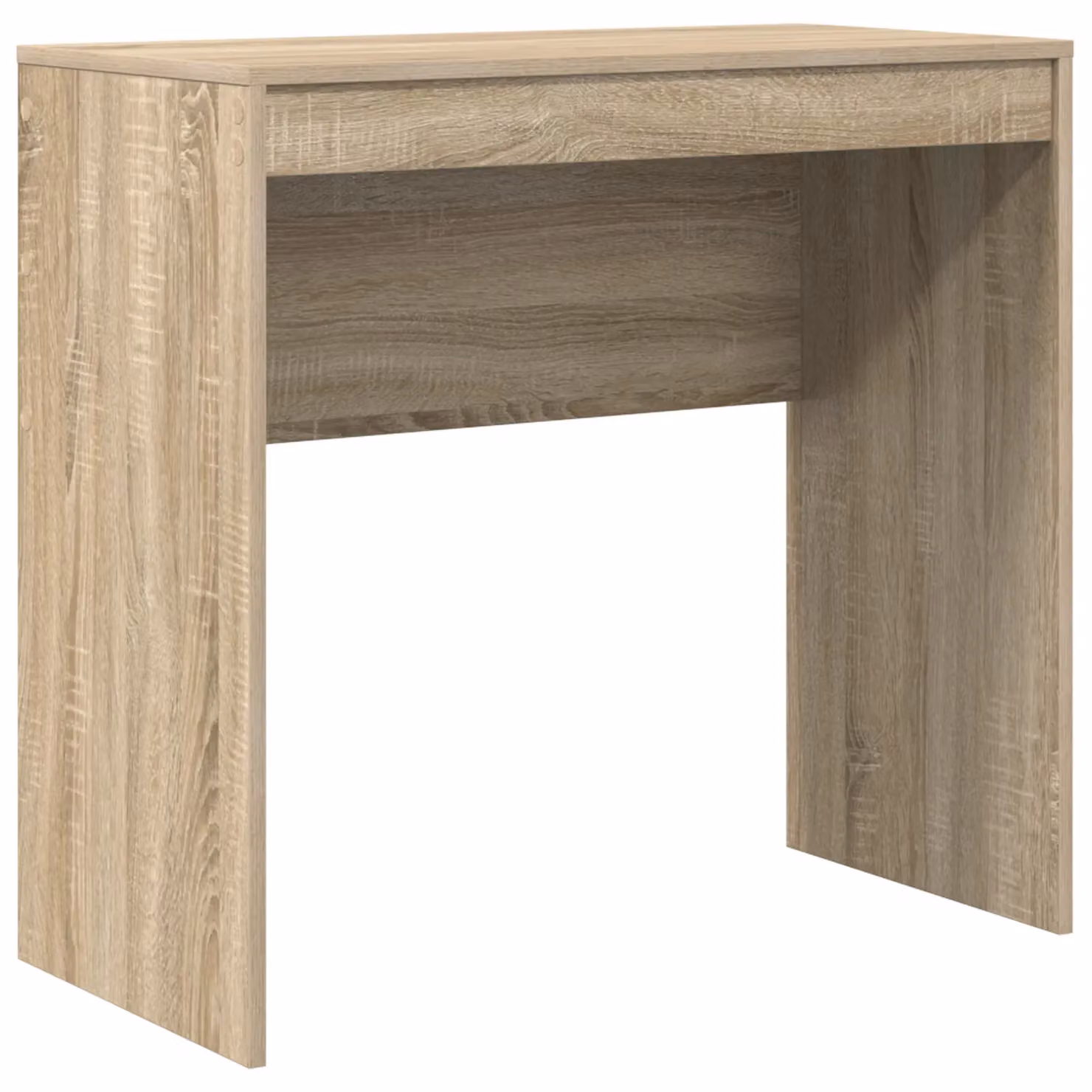 Berkfield Modern Writing Desk in Sonoma Oak and Beige Engineered Wood – 3