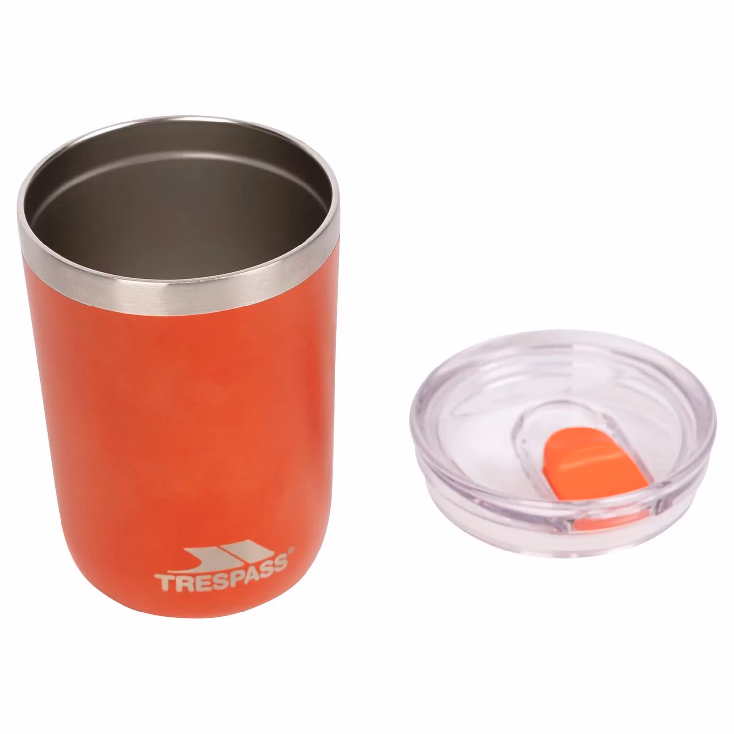 Trespass Rounder Stainless Steel Travel Mug in Red, 350 ml – 3