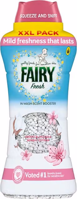 Fairy Scent Booster Beads Cherry Blossom and Nordic Cotton 735g