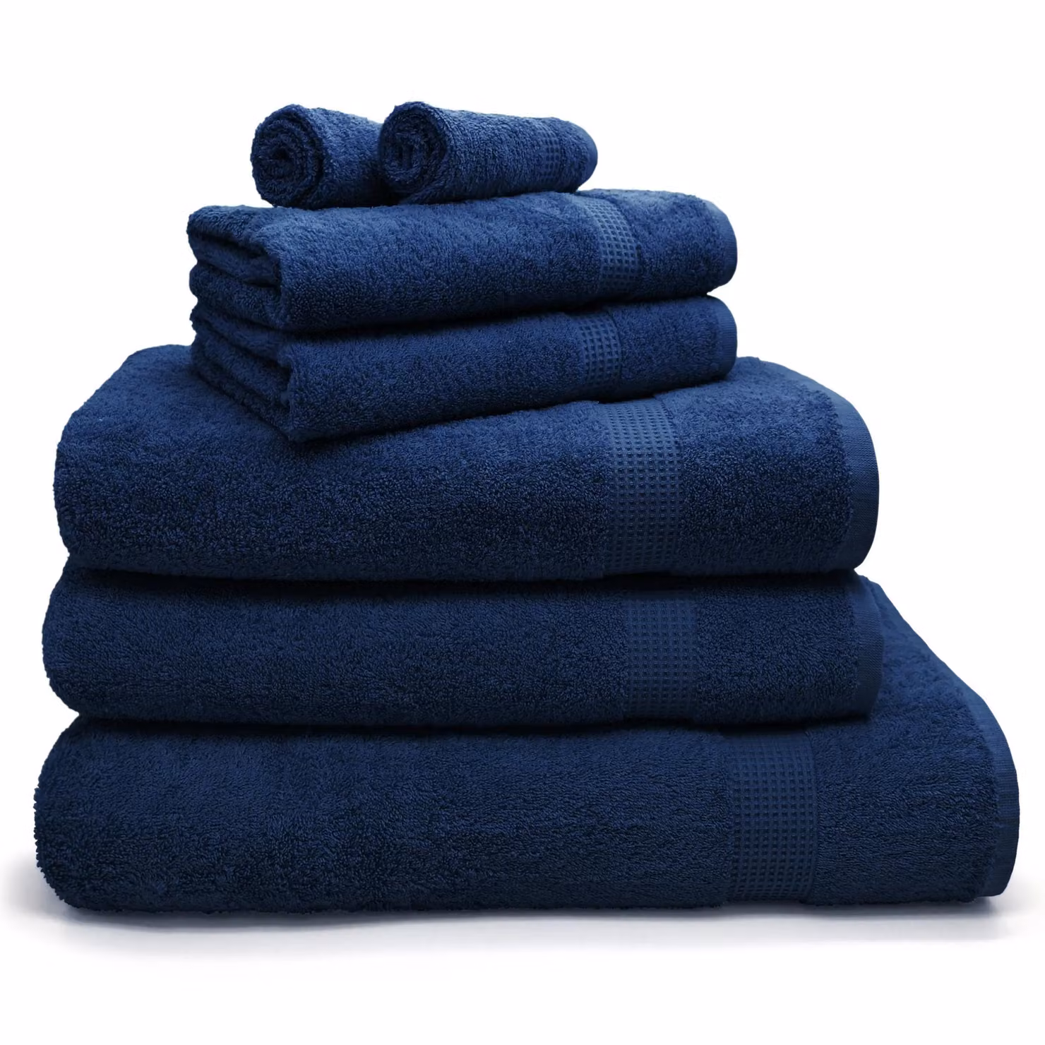 Velosso Luxury 100% Egyptian Cotton Towels, 550gsm, Blue – 2