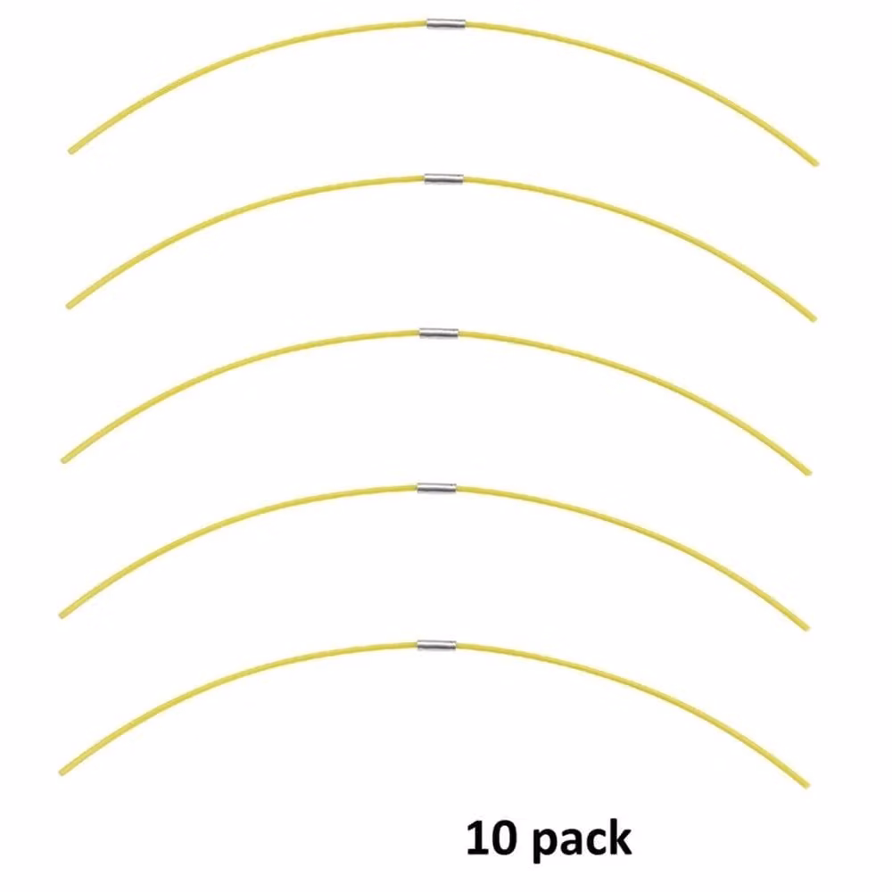 SPETLEK Heavy Duty Line HDL for Black & Decker GL680 Strimmer, 10 Pack, Yellow