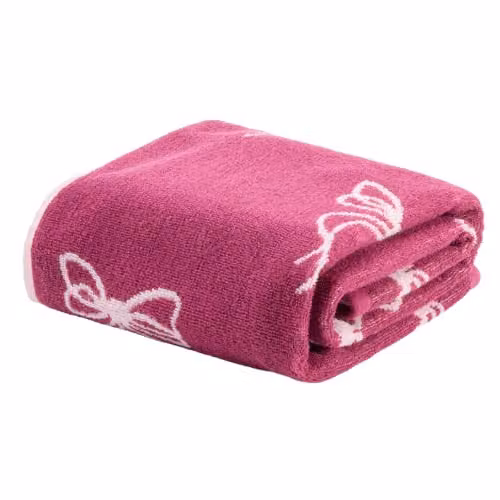 OHS Premium Cotton Terry Hand Towel, Quick Drying and Fluffy, Burgundy – 1