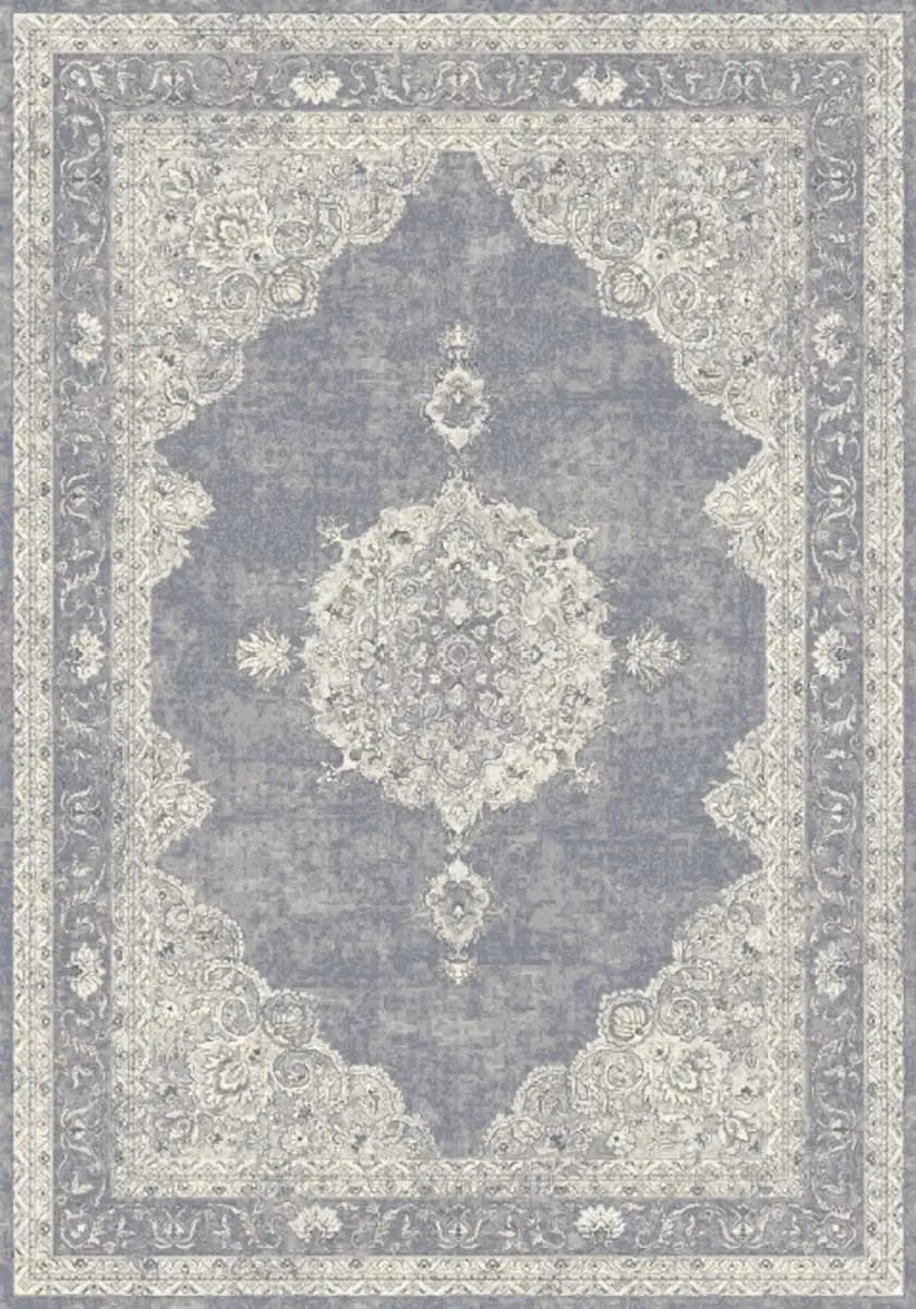 The Rug Shop UK Grey Border Traditional Easy To Clean Rectangular Area Rug W: 160 cm, D: 230 cm – 2
