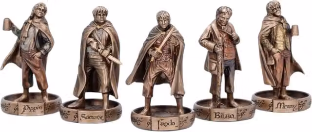 Nemesis Now The Hobbits of the Shire Bronze Metal Tabletop Figurines
