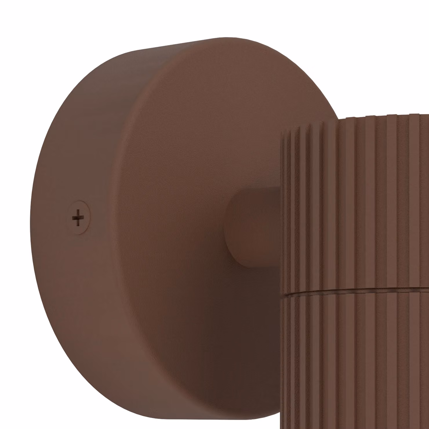 Eglo TOMELLOSO Modern Brown Aluminium Outdoor Wall Light with Transparent Glass – 3