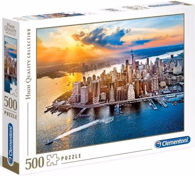 Clementoni New York 500 Piece Landscape Jigsaw Puzzle in White and Multicolour