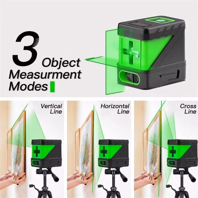 Nordara Self Leveling Green Laser Level, W: 520 mm, H: 52 mm, D: 7.9 mm – 1