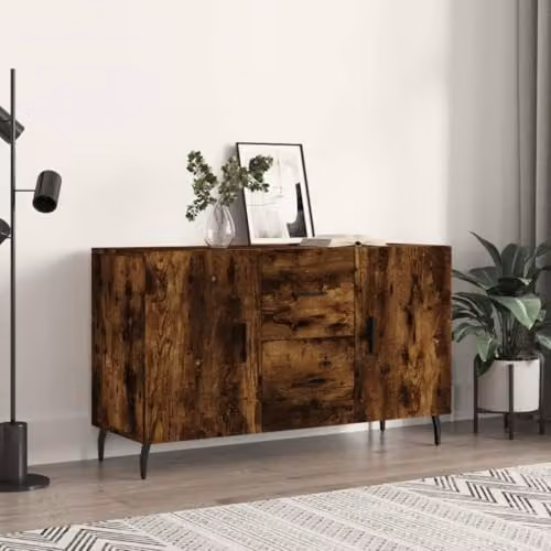 vidaXL Modern Sideboard in Brown, W/D/H: 100 x 36 x 60 cm – 2