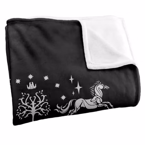 Warner Bros. Lord of the Rings Icons Silky Touch Super Soft Fleece Throw Blanket, Multicolour – 2